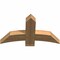 Ekena Millwork Bellingham Timber Gable Bracket, Western Red Cedar, 36"W x 21"H x 3 1/2"D x 5 1/2"F, 14/12 Pitch GBW036X21X0406BEL00SWR - alternate 5